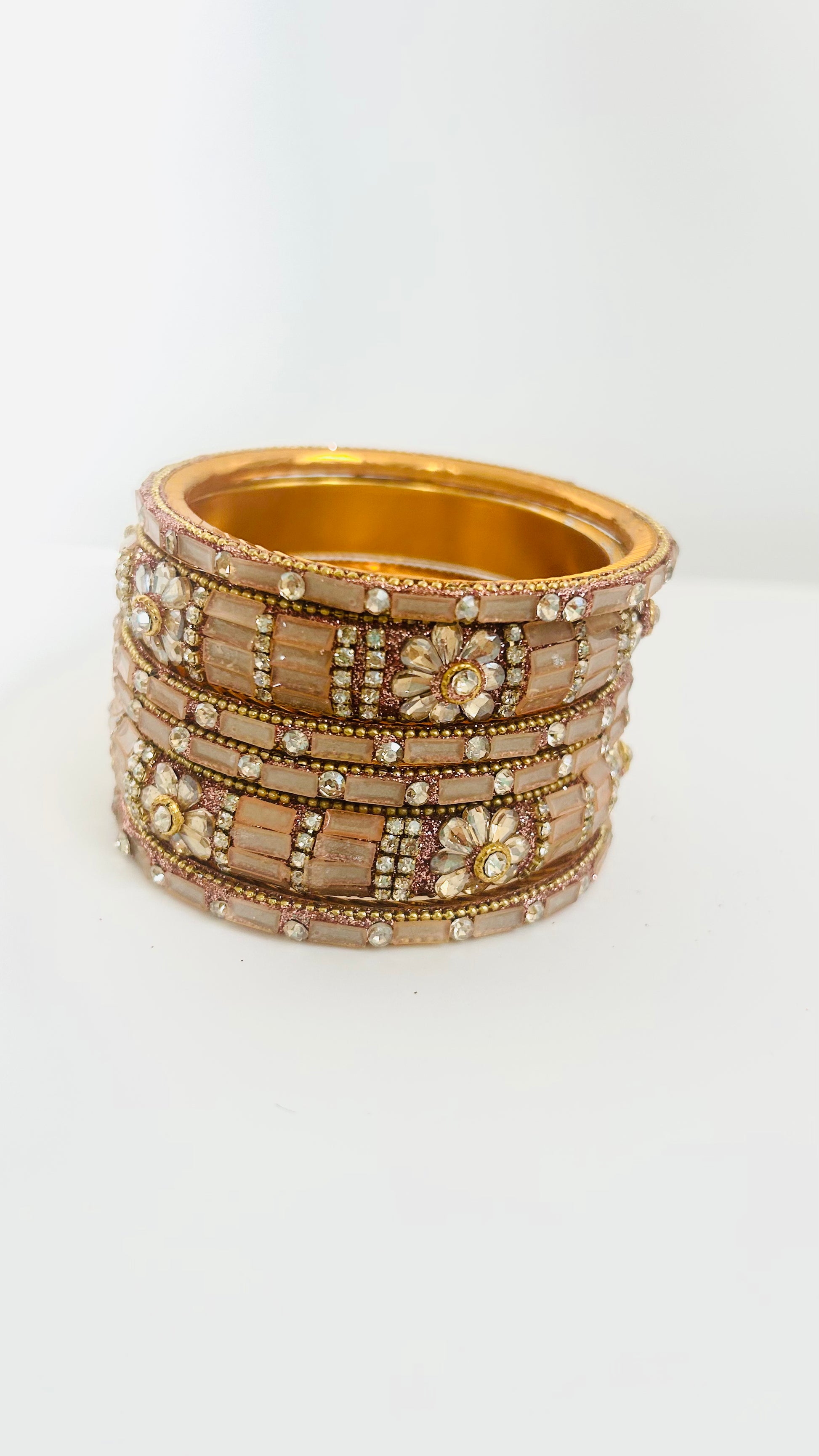 Dusty-pink bangles 
